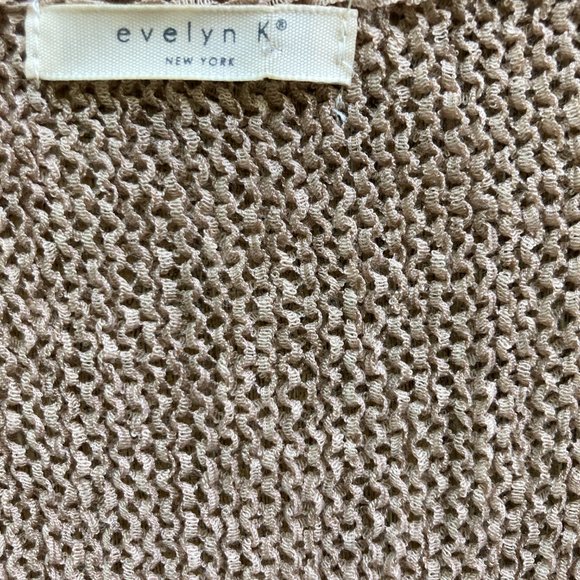 Evelyn K Long Fringe Open OS Cardigan - Picture 5 of 7